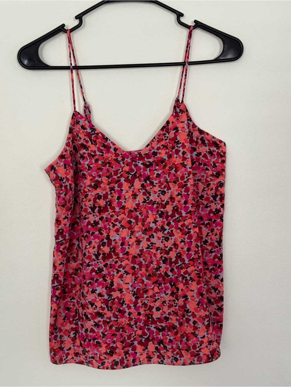 Floral Pink Spaghetti Strap Cami Top